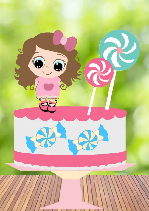 Arquivo de Corte Topo de Bolo - Confeitaria