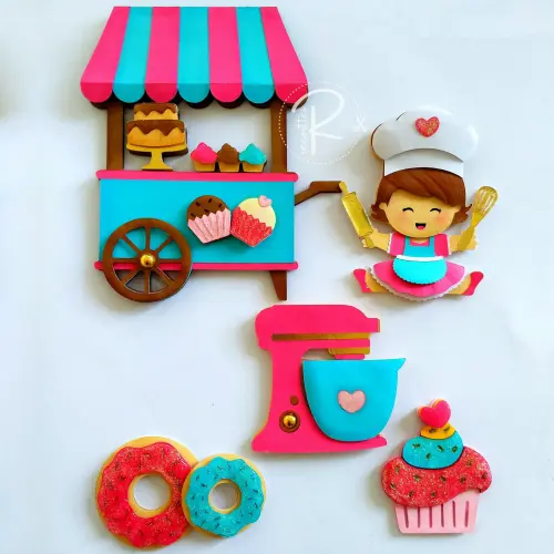 Arquivo de Corte Topo de Bolo - Confeitaria