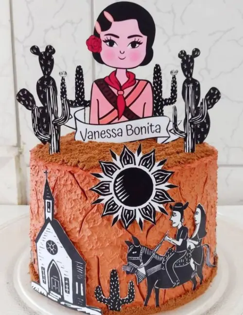 Arquivo de Corte Topo de Bolo - Cordel