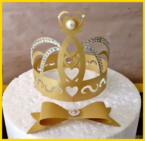 Arquivo de Corte Topo de Bolo - Coroa / Realeza