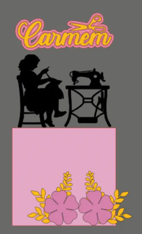 Arquivo de Corte Topo de Bolo - Costura