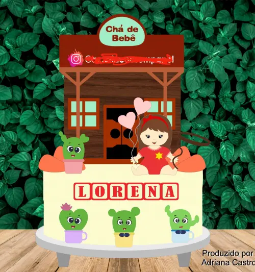 Arquivo de Corte Topo de Bolo - Cowboy / Cowgirl