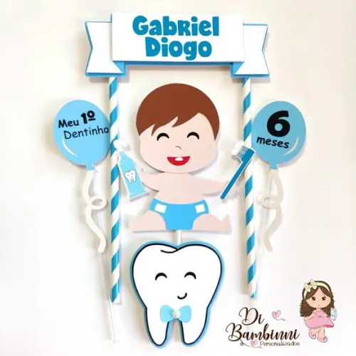 Arquivo de Corte Topo de Bolo - Dentinho