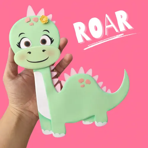 Arquivo de Corte Topo de Bolo - Dinossauro