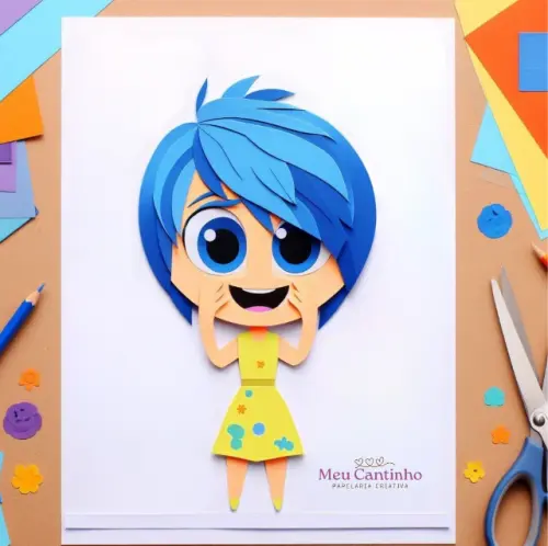 Arquivo de Corte Topo de Bolo - Divertidamente