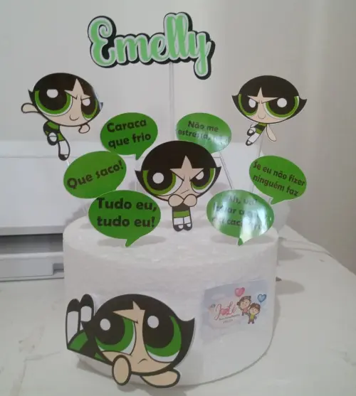 Arquivo de Corte Topo de Bolo - Docinho