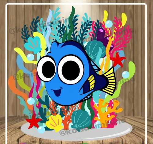 Arquivo de Corte Topo de Bolo - Dory