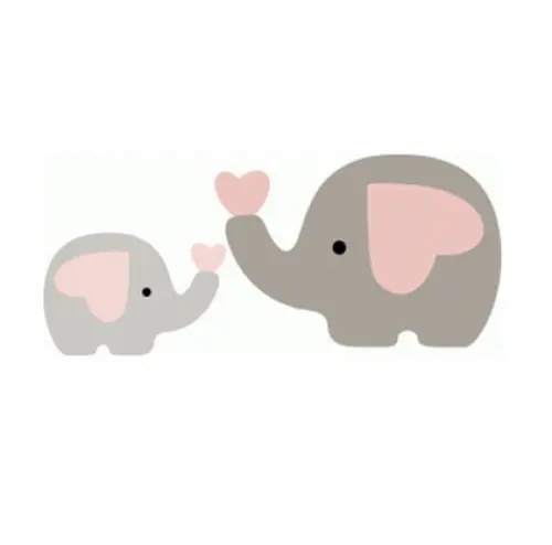 Arquivo de Corte Topo de Bolo - Elefantinho