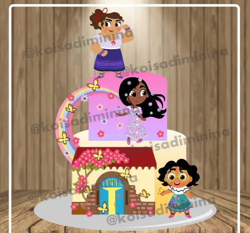 Arquivo de Corte Topo de Bolo - Encanto