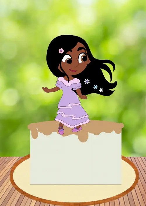 Arquivo de Corte Topo de Bolo - Encanto