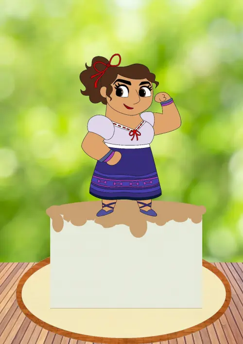 Arquivo de Corte Topo de Bolo - Encanto