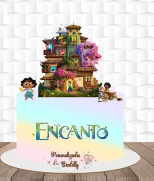 Arquivo de Corte Topo de Bolo - Encanto