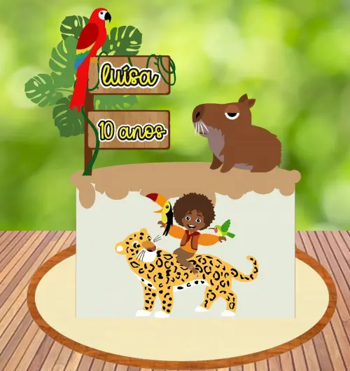 Arquivo de Corte Topo de Bolo - Encanto