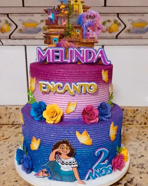 Arquivo de Corte Topo de Bolo - Encanto