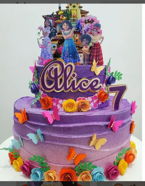 Arquivo de Corte Topo de Bolo - Encanto