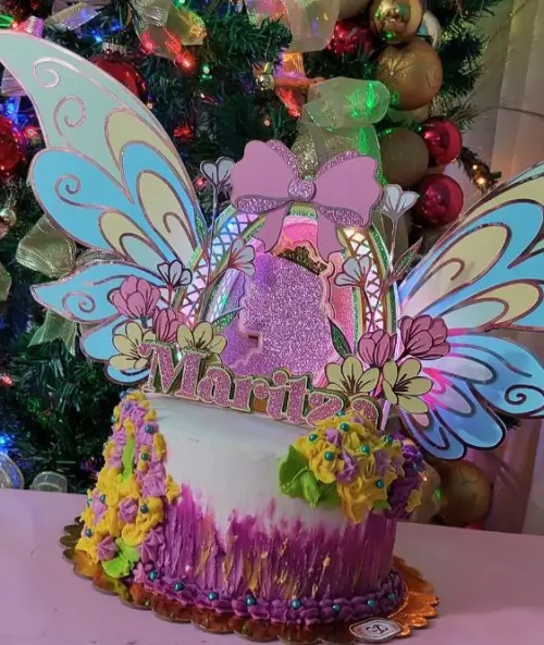 Arquivo de Corte Topo de Bolo - Fada