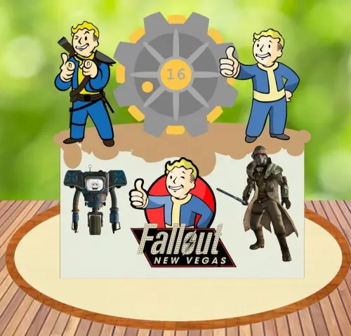 Arquivo de Corte Topo de Bolo - Fallout