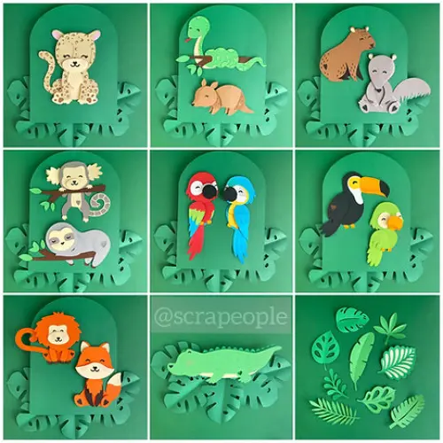 Arquivo de Corte Topo de Bolo - Fauna