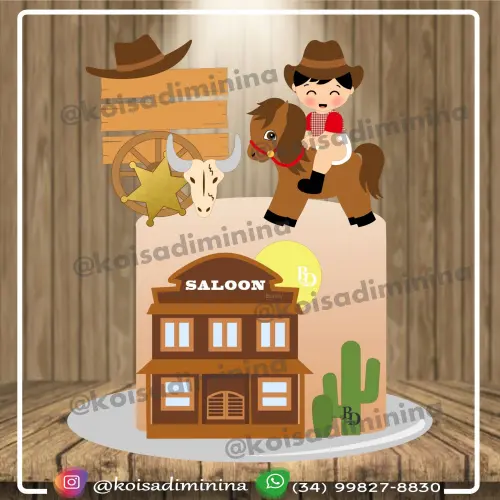 Arquivo de Corte Topo de Bolo - Fazendinha