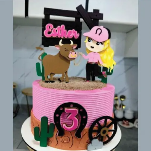 Arquivo de Corte Topo de Bolo - Fazendinha