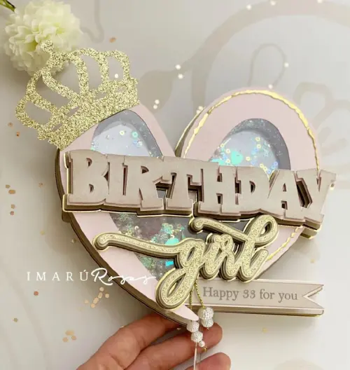 Arquivo de Corte Topo de Bolo - Feliz Aniversário