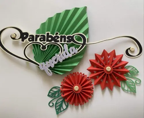 Arquivo de Corte Topo de Bolo - Feliz Aniversário