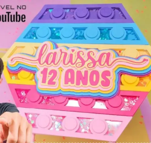 Arquivo de Corte Topo de Bolo - FIDGET TOYS - POP IT