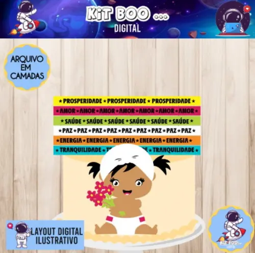 Arquivo de Corte Topo de Bolo - Fita Senhor do Bonfim