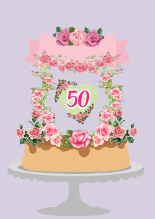 Arquivo de Corte Topo de Bolo - Floral