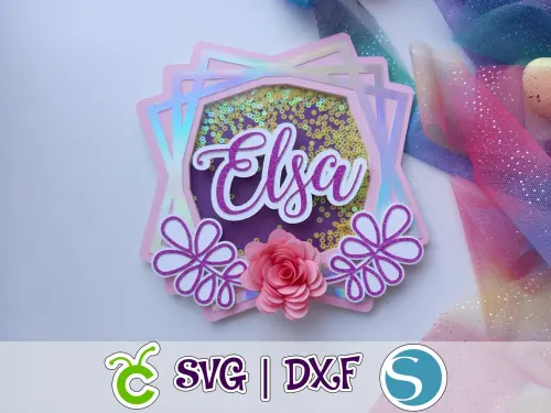 Arquivo de Corte Topo de Bolo - Floral