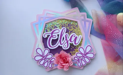 Arquivo de Corte Topo de Bolo - Floral