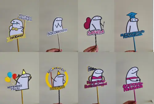 Arquivo de Corte Topo de Bolo - Flork (Bentô Cake)