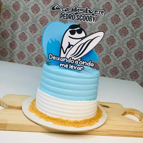 Arquivo de Corte Topo de Bolo - Flork (Bentô Cake)