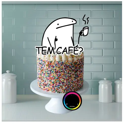 Arquivo de Corte Topo de Bolo - Flork (Bentô Cake)