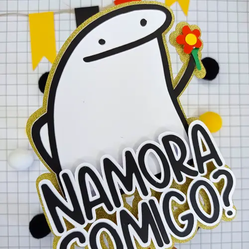 Arquivo de Corte Topo de Bolo - Flork (Bentô Cake)