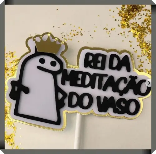 Arquivo de Corte Topo de Bolo - Flork (Bentô Cake)