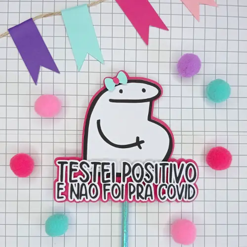 Arquivo de Corte Topo de Bolo - Flork (Bentô Cake)