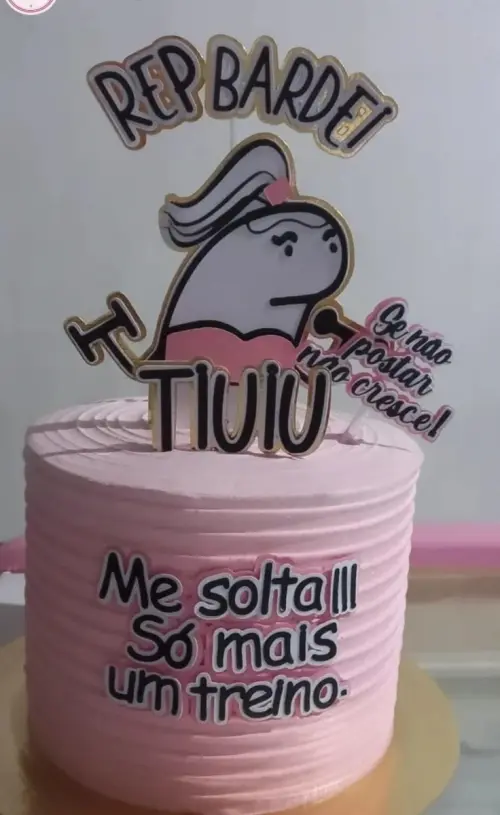 Arquivo de Corte Topo de Bolo - Flork (Bentô Cake)