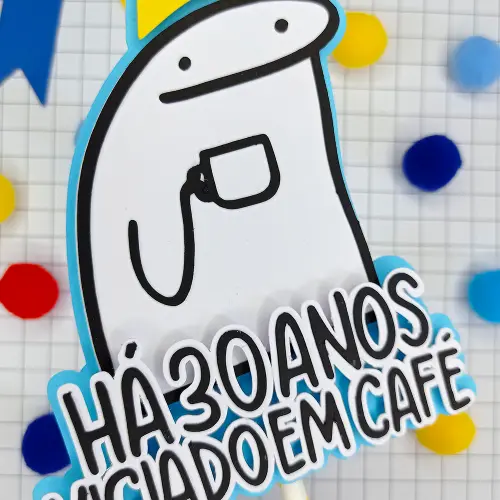 Arquivo de Corte Topo de Bolo - Flork (Bentô Cake)