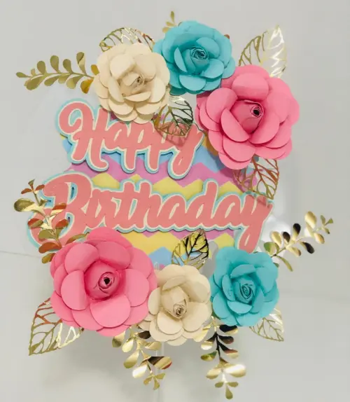 Arquivo de Corte Topo de Bolo - Flutuante (Acetato)