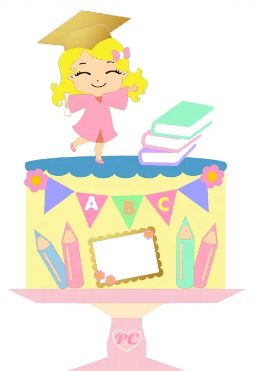 Arquivo de Corte Topo de Bolo - Formatura