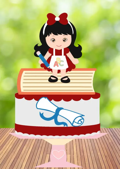 Arquivo de Corte Topo de Bolo - Formatura