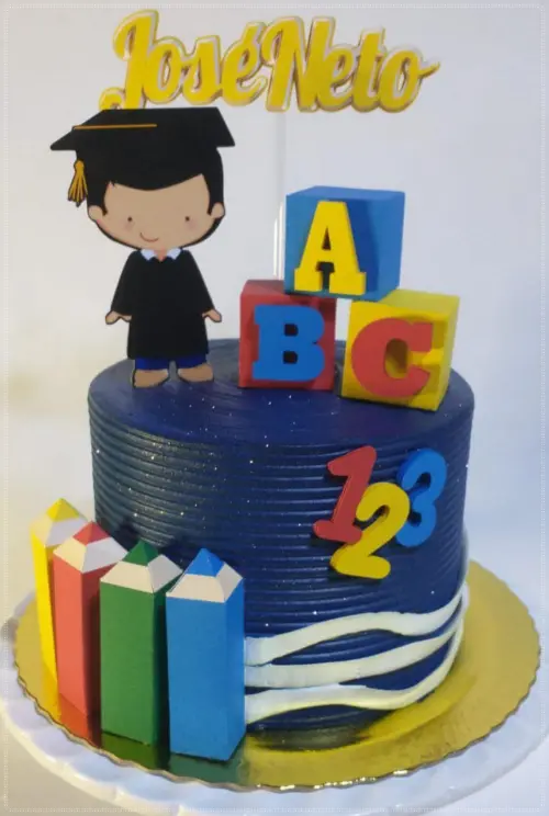 Arquivo de Corte Topo de Bolo - Formatura