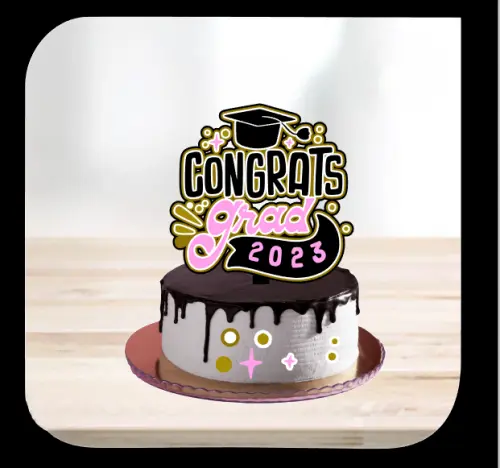 Arquivo de Corte Topo de Bolo - Formatura