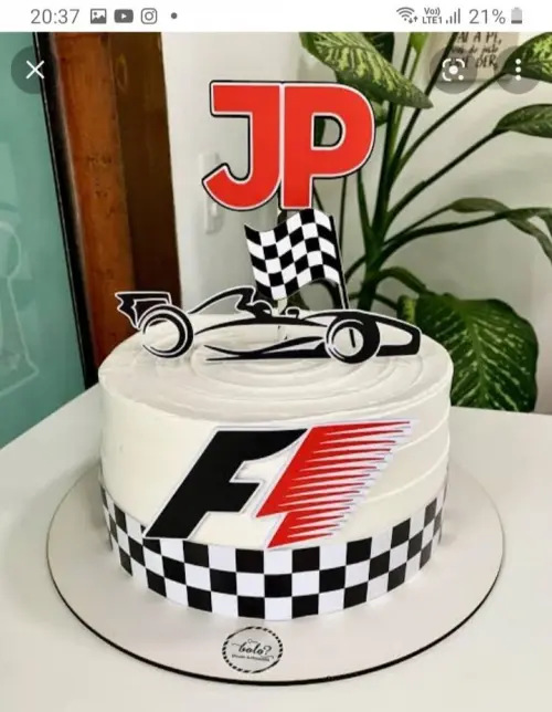 Arquivo de Corte Topo de Bolo - Formula 1