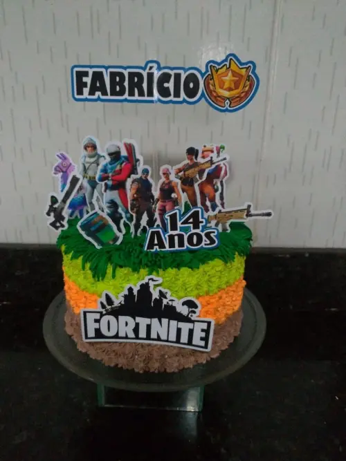 Arquivo de Corte Topo de Bolo - Fortnite