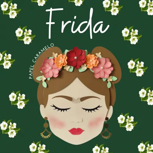 Arquivo de Corte Topo de Bolo - Frida Kahlo