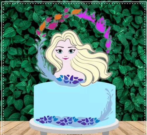 Arquivo de Corte Topo de Bolo - Frozen