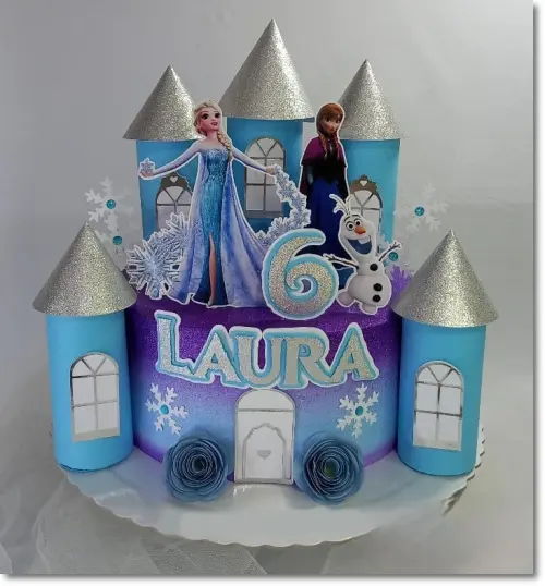 Arquivo de Corte Topo de Bolo - Frozen