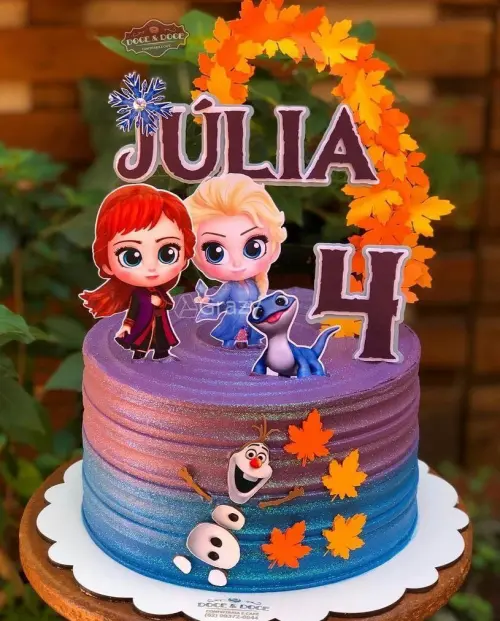 Arquivo de Corte Topo de Bolo - Frozen